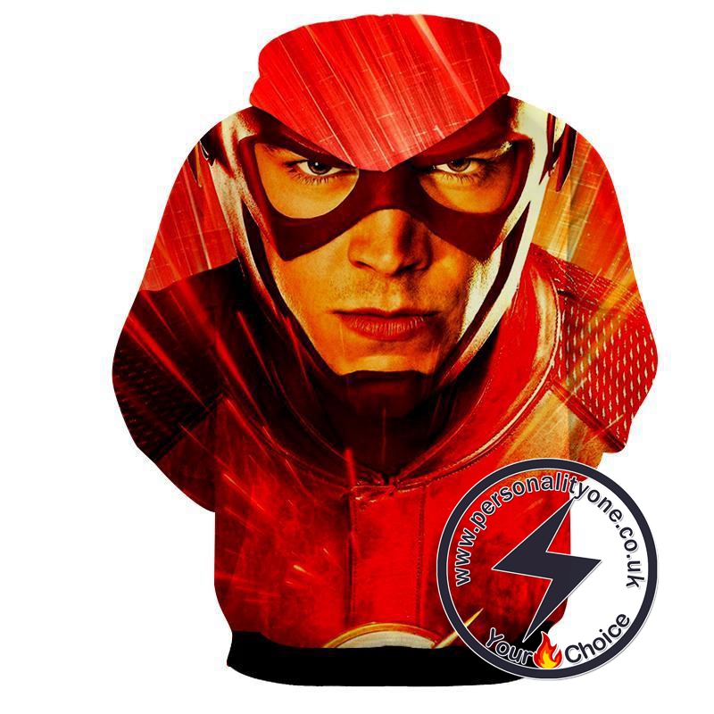 Flash 3D Printed - The Flash Hoodies - Star Lab